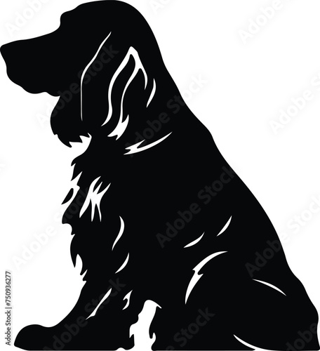 Irish setter  silhouette