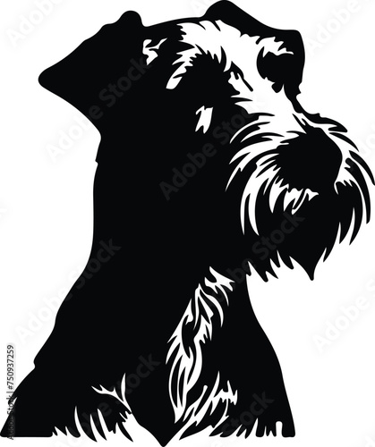 Irish Terrier   silhouette