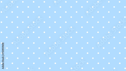 Blue background with white polka dot