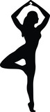 gymnast  silhouette