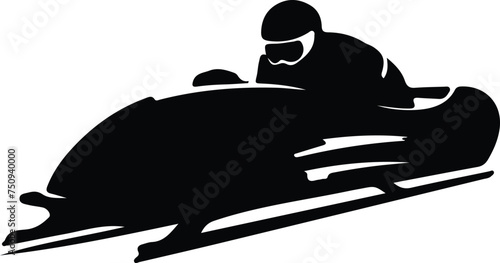 bobsleigh  silhouette