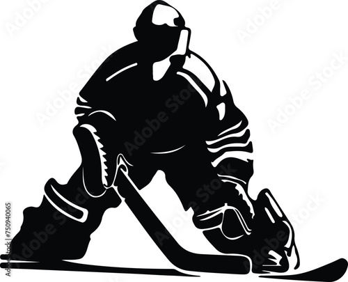 goalie  silhouette