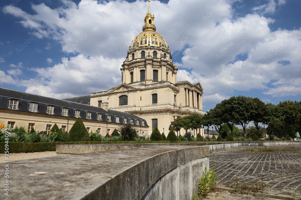 The Invalides cathedral and military museum