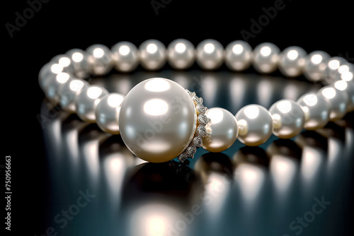 An exquisite natural pearl bead bracelet, a symbol of elegance and sophistication, beautifully crafted for refined fashion statements.