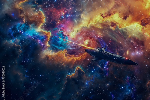 A galaxy of stars in a surreal color palette background, wallpaper.