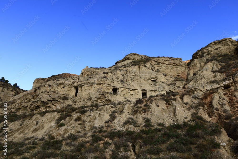 The caves of Arguedas are located in the province and autonomous community of Navarre, northern Spain