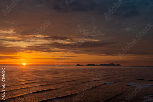 Miraflores  a district located in Lima  Peru  offers breathtaking sunset views along its coastline facing the Pacific Ocean