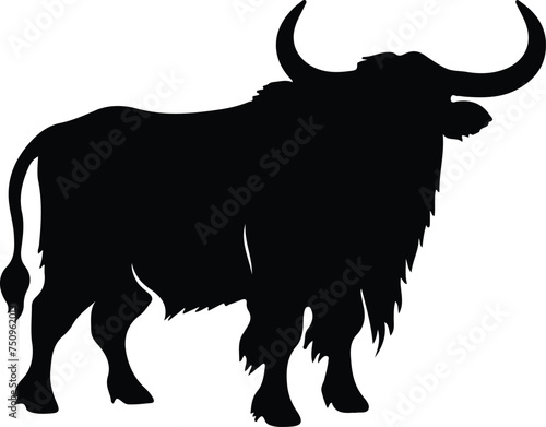 yak  silhouette