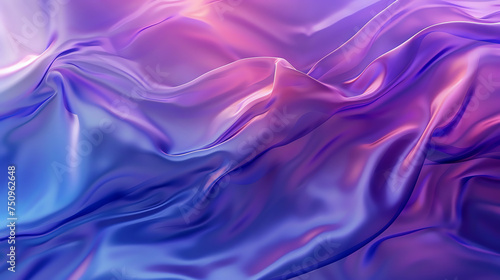 Silken Waves Abstract Background