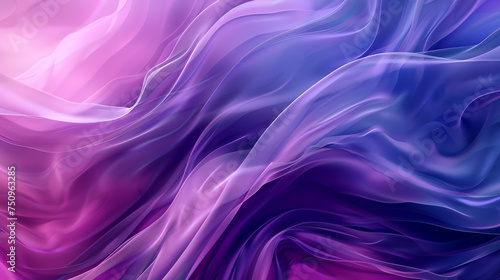 Silken Waves Abstract Background