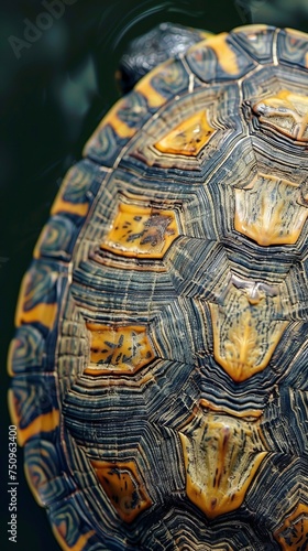turtle shell background. © Yahor Shylau 