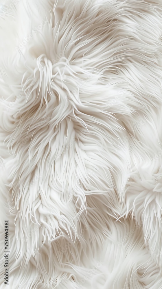 white fur background. white fur background.