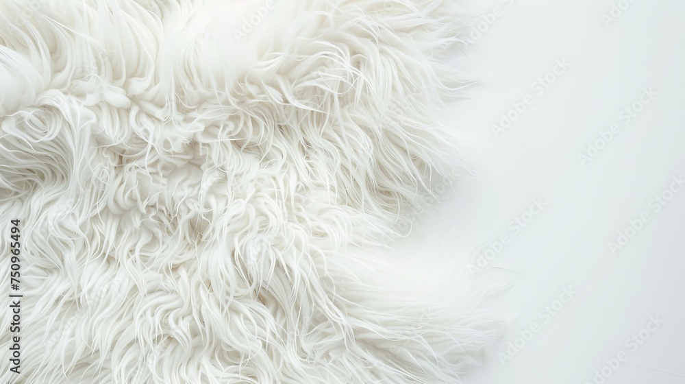 white fur background. white fur background.