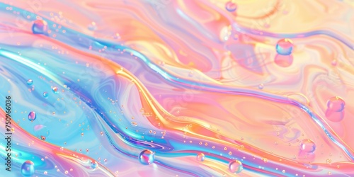 Detailed view of liquid painting on surface, suitable for artistic backgrounds