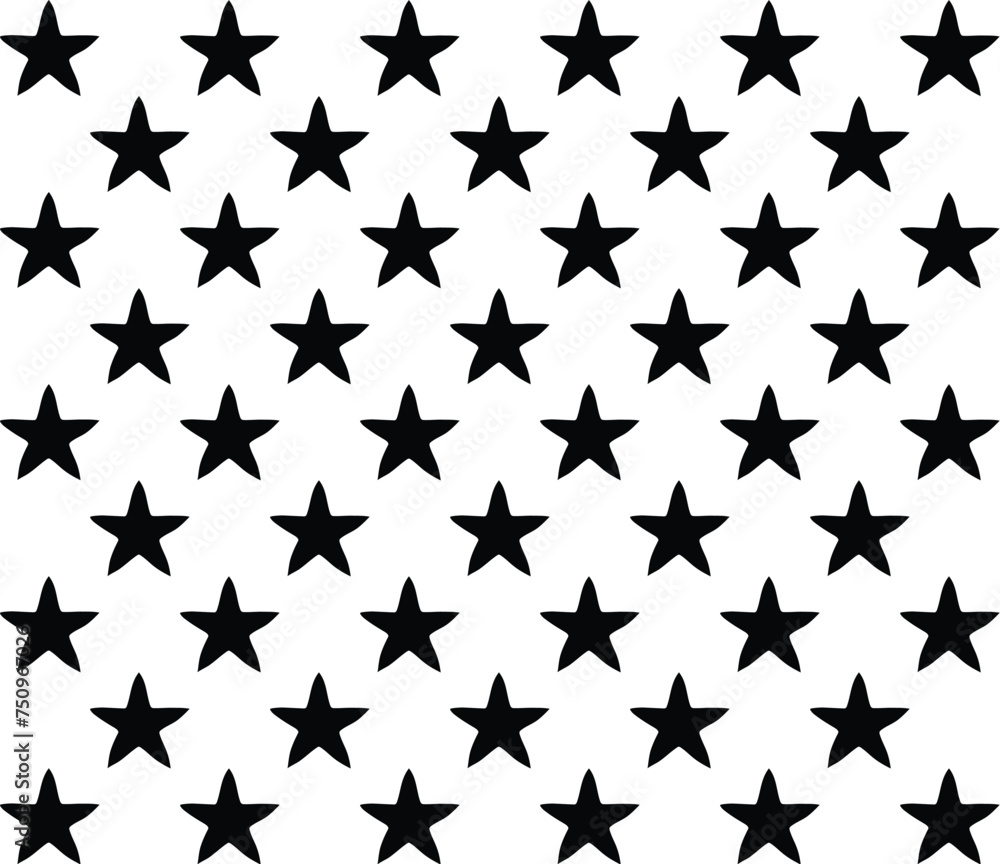 50 STARS - AMERICAN flag stars silhouette 50 STARS - AMERICAN flag stars silhouette