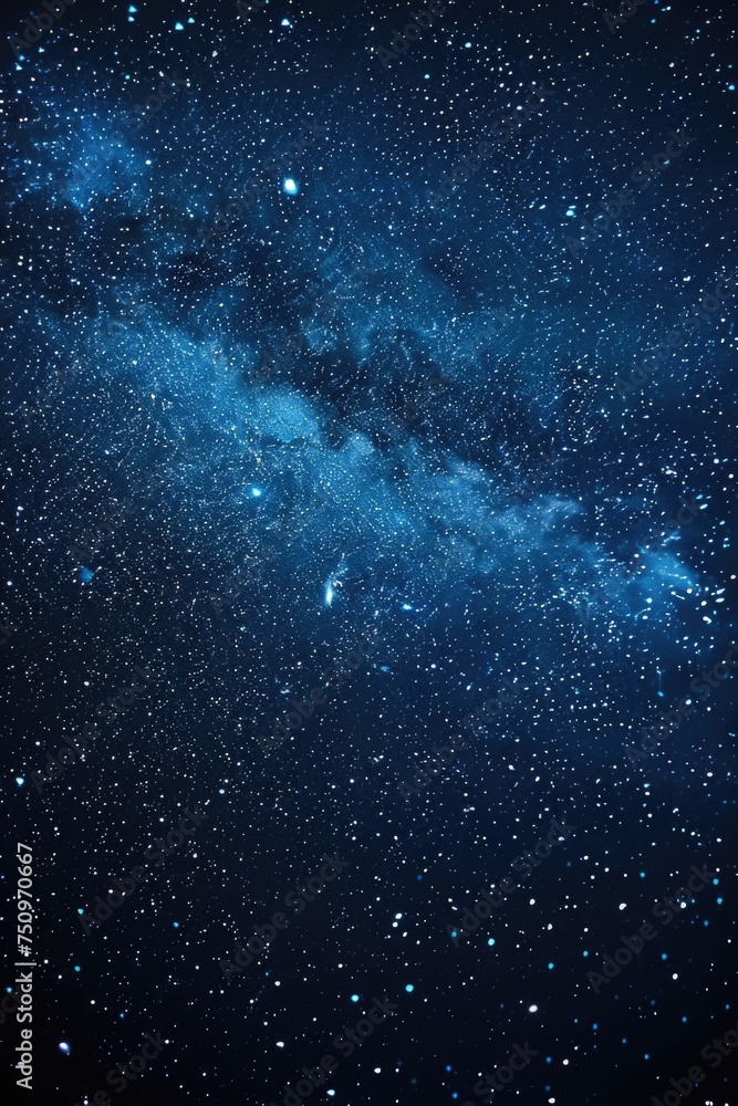 A beautiful night sky filled with stars, perfect for backgrounds or astronomy concepts