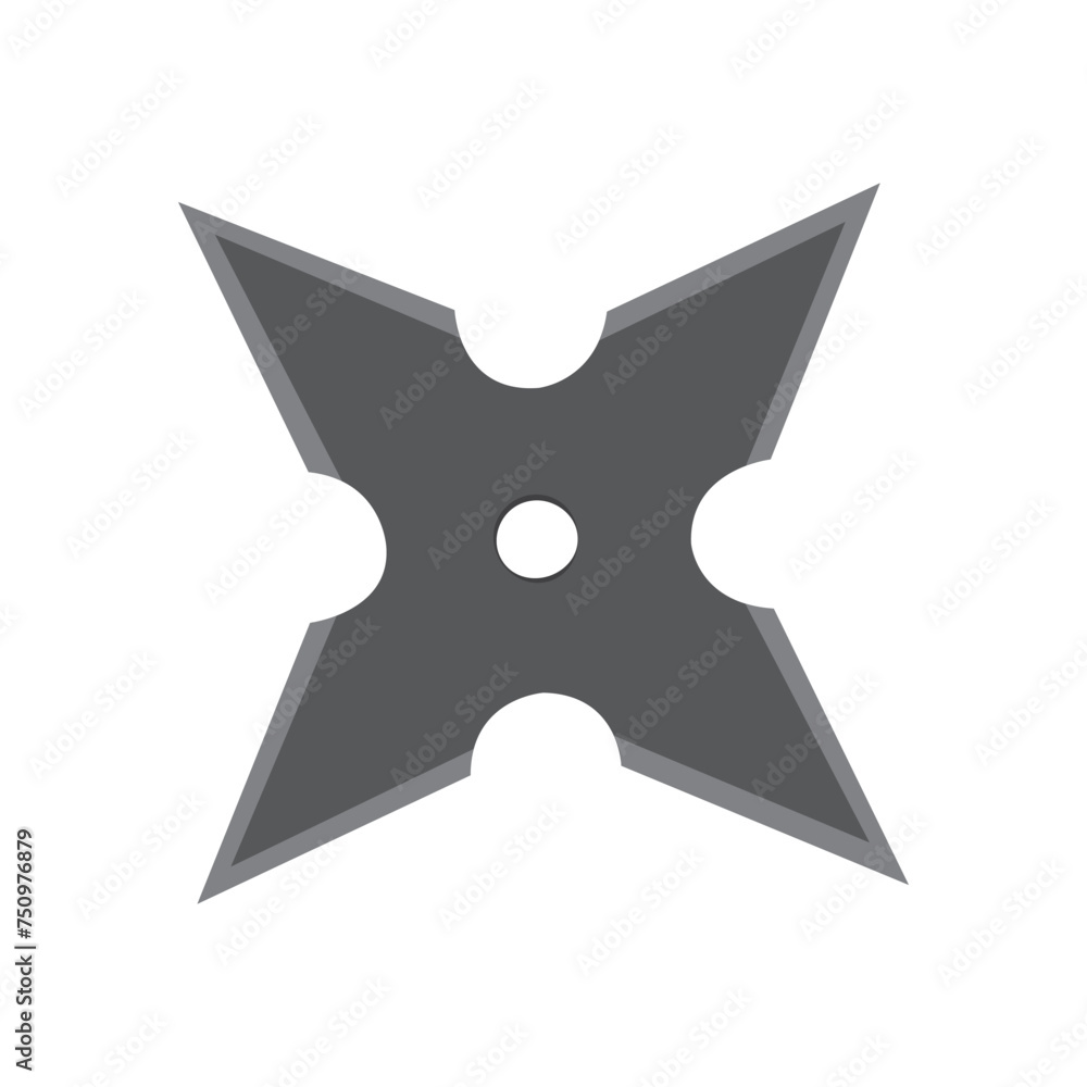 shuriken icon vector illustration design template shuriken icon vector illustration design template