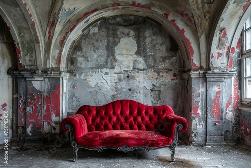 armchair in the interior of the house