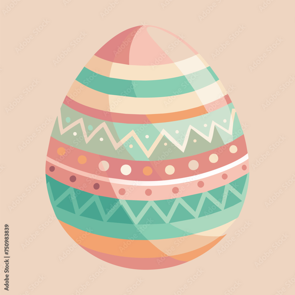 illustration of a ester egg