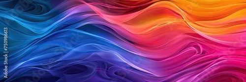 Wallpaper Mural colorful abstract wave background Abstract rainbow colors wave background Spectrum color flow wave Torontodigital.ca
