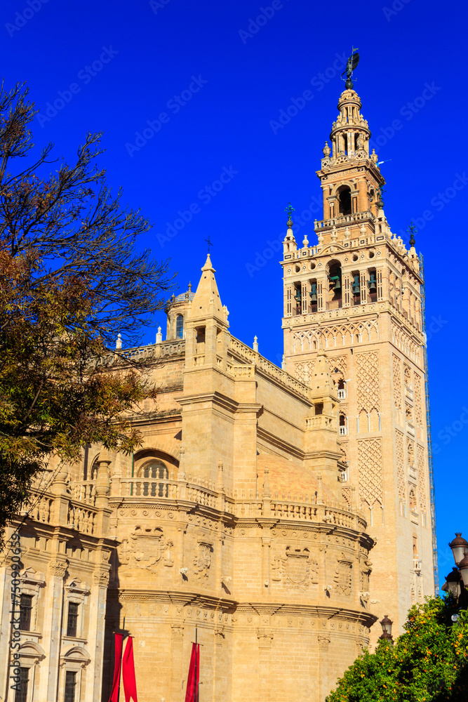 View of Seville Cathedral of Saint Mary of the See in Seville, Spain View of Seville Cathedral of Saint Mary of the See in Seville, Spain