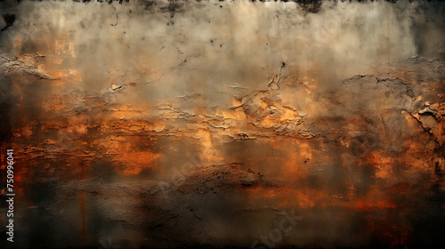 Old Rusty Background. The Texture is in the Grunge Style.