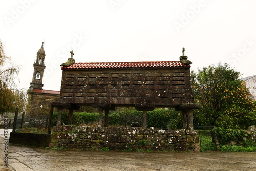 Horreo de Carnota is located in the province of A Coruña, in the autonomous community of Galicia photo