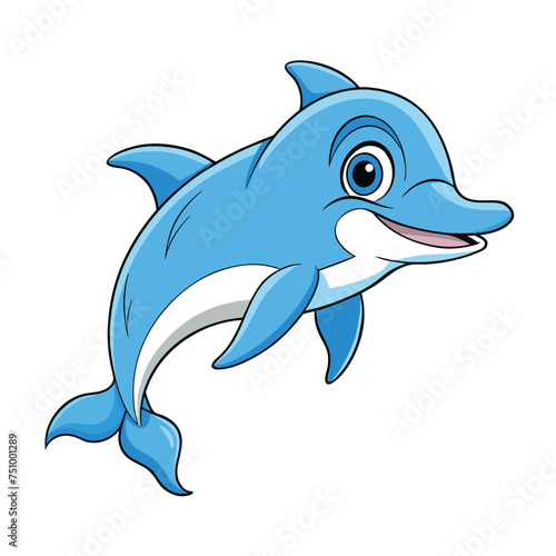 Illustration of a dolphin