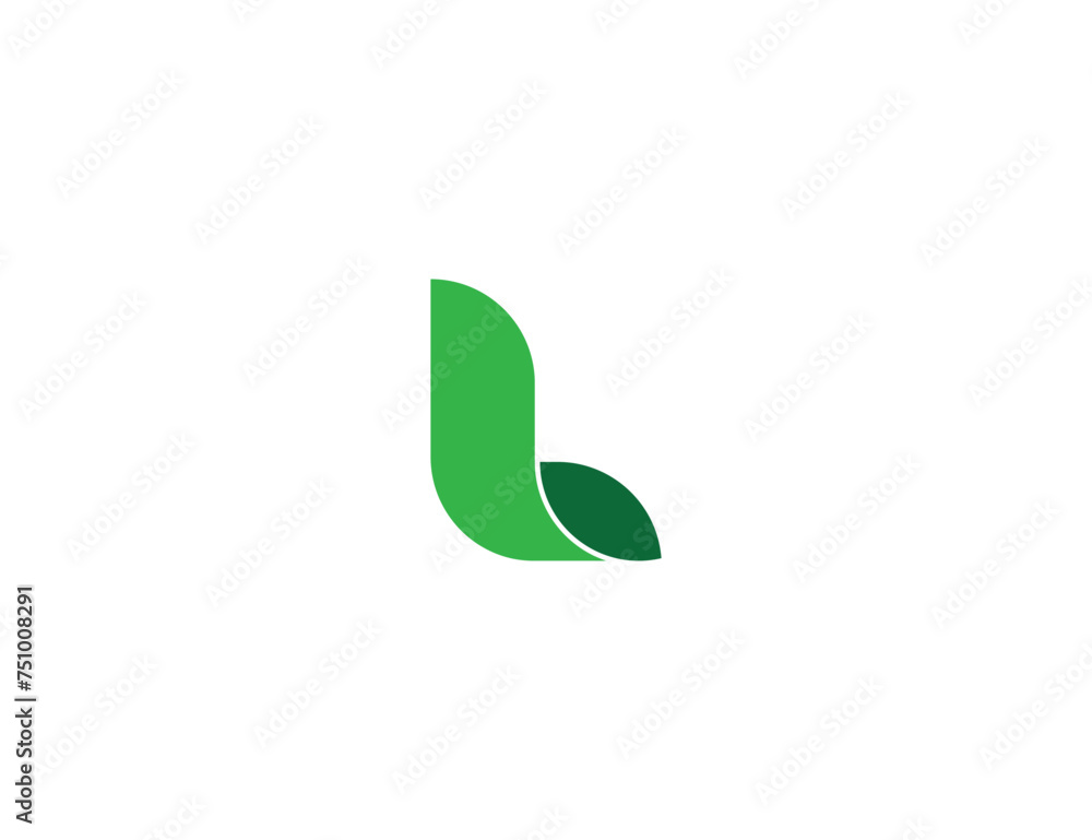 initial Letter L Leaf Logo Concept sign symbol icon Element Design. Herbal, Health Care, Organic, Natural Products, Spa, Organic Logotype. Vector illustration template initial Letter L Leaf Logo Concept sign symbol icon Element Design. Herbal, Health Care, Organic, Natural Products, Spa, Organic Logotype. Vector illustration template