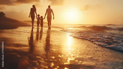 Sunset Beach Family Walk