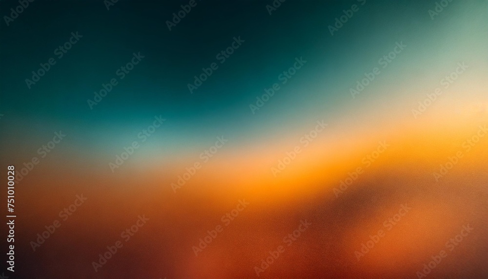dark blurred color gradient grainy background teal orange noise texture header poster banner landing page backdrop design