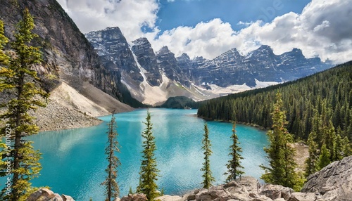 lake moraine banff national park © Raymond