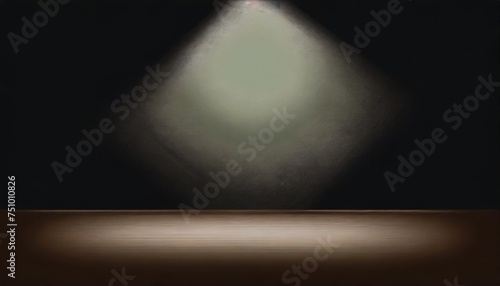 dark room with light background