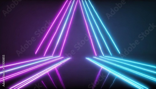 neon lights blue and purple seamless loop background motion graphics animation © Raymond