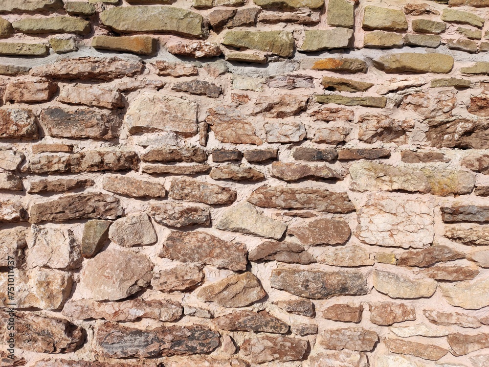 Obraz premium old wall - stone and bricks