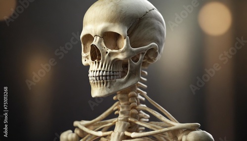 3d rendered medically accurate illustration of a human skeleton