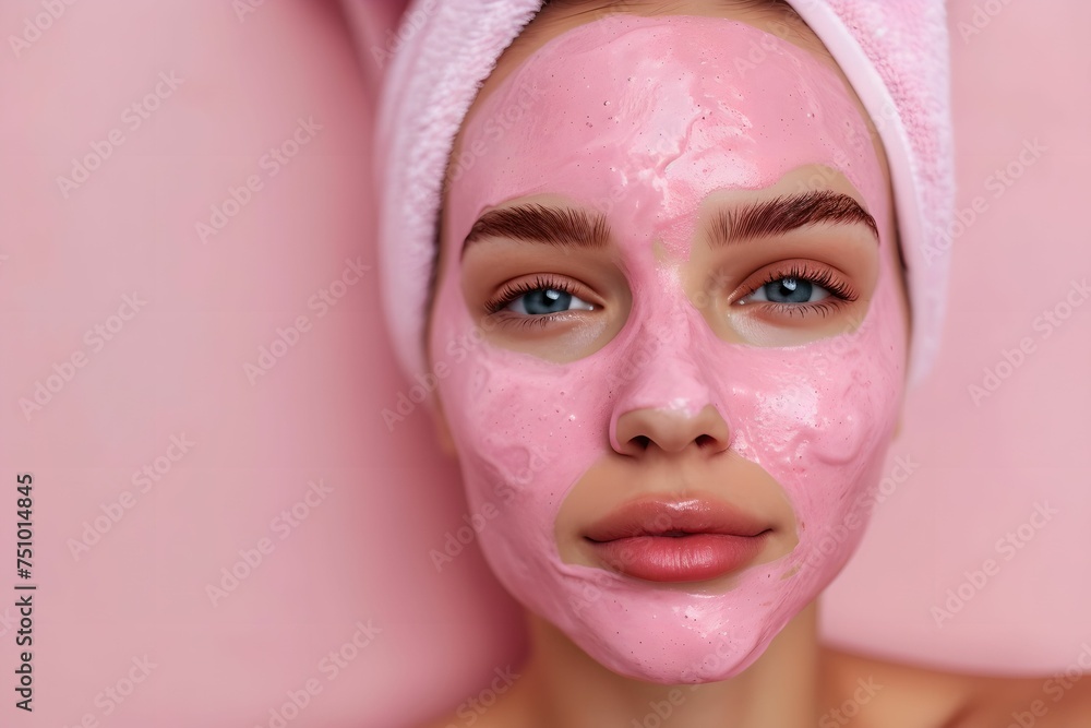 Beautiful Woman with Face Mask for Health, pandemic, prevention, healthcare Beautiful Woman with Face Mask for Health, pandemic, prevention, healthcare