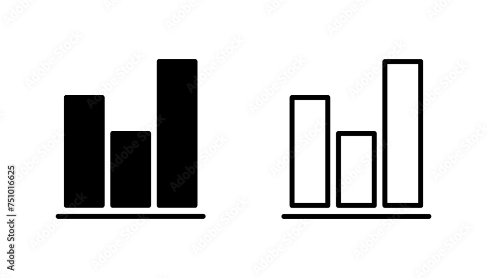 Growing graph Icon set. Chart icon. diagram icon Growing graph Icon set. Chart icon. diagram icon