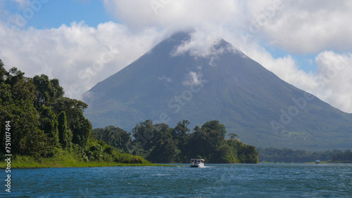 Arenal Volcano from Lake Arenal Costa Rica 