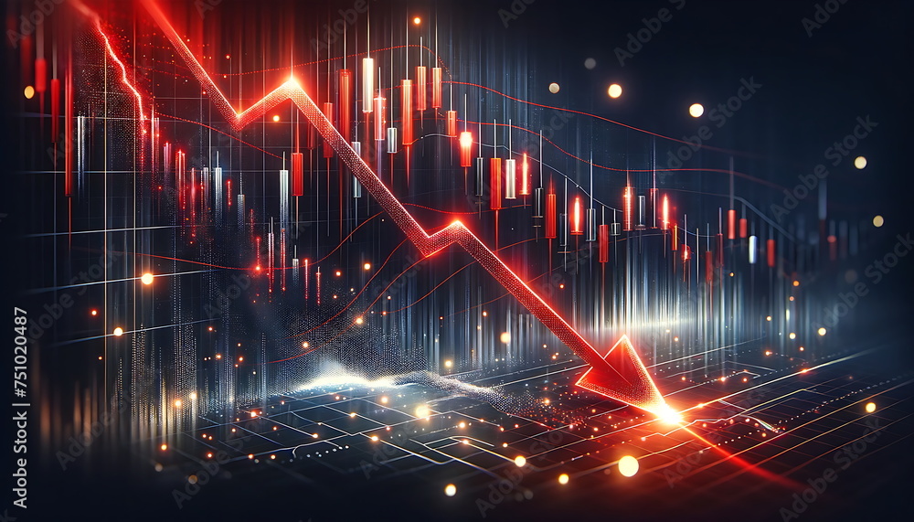 Stock Market Analysis, Visual 3D Graphical Representation of Financial Data during inflation Stock Market Analysis, Visual 3D Graphical Representation of Financial Data during inflation