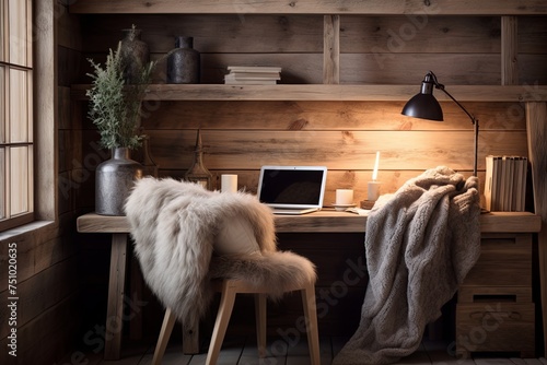 Reclaimed Wood Desks, Nordic Textiles, and Serene Lighting: Cozy Corner Vibes