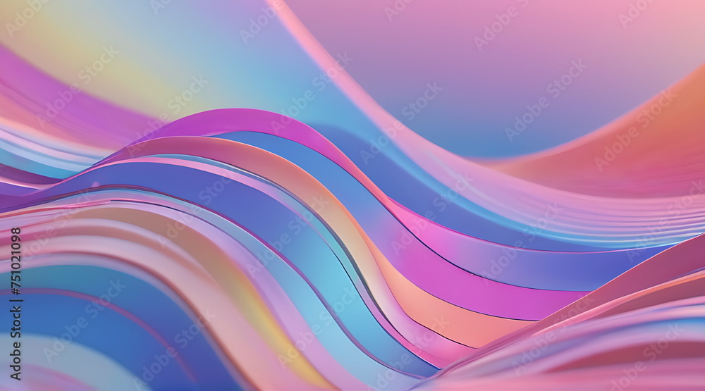 Colorful Wave Art, Vibrant Liquid Splash on Pink Background for Abstract Beauty Colorful Wave Art, Vibrant Liquid Splash on Pink Background for Abstract Beauty