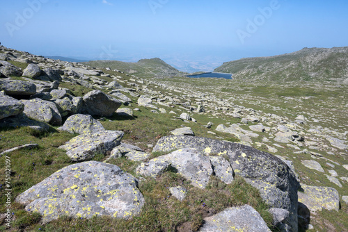 Summer Landscape of Rila Mountain near Kalin peaks, Bulgaria photo