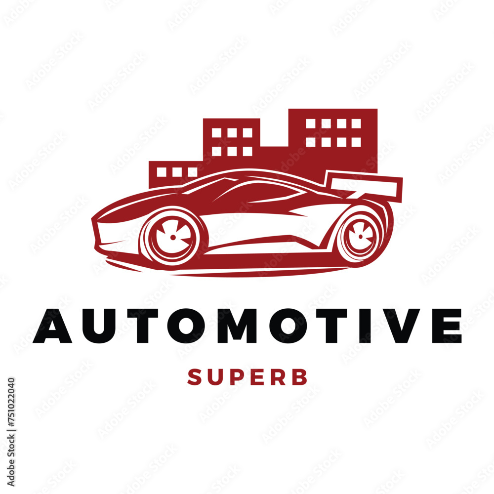 Automotive Car Icon Logo Design Template