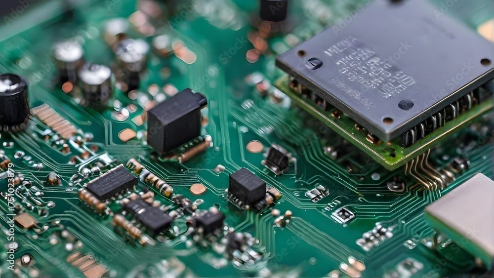 computer circuit board, ai generated computer circuit board, ai generated