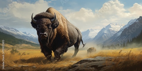 Early american buffalo. © Влада Яковенко
