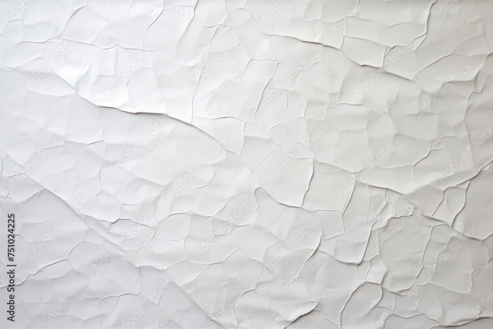 a white paper with cracks a white paper with cracks