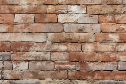 a close up of a brick wall