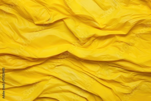 a yellow fabric with folds
