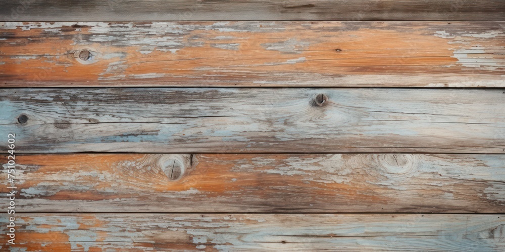 a wood planks with peeling paint a wood planks with peeling paint